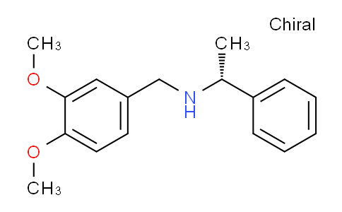 CAS No. 134430-93-6, (R)-N-(3,4-Dimethoxybenzyl)-1-phenylethanamine