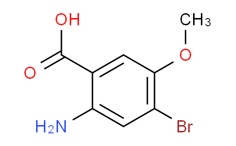 CAS No. 1623120-79-5, 2-Amino-4-bromo-5-methoxybenzoic acid