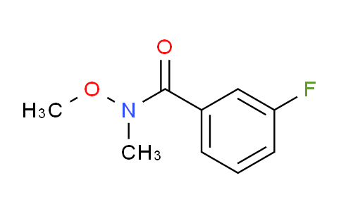 CAS No. 226260-01-1, 3-Fluoro-N-methoxy-N-methylbenzamide