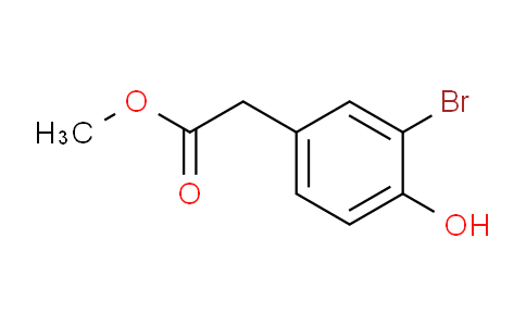 CAS No. 34918-57-5, Methyl 2-(3-bromo-4-hydroxyphenyl)acetate