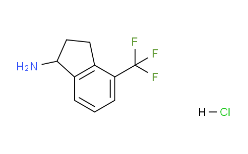 CAS No. 68755-44-2, 4-(Trifluoromethyl)-2,3-dihydro-1H-inden-1-amine hydrochloride