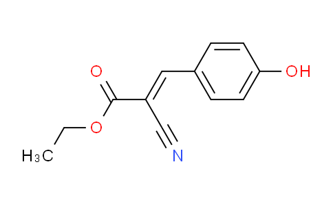 CAS No. 6935-44-0, (E)-Ethyl 2-cyano-3-(4-hydroxyphenyl)acrylate