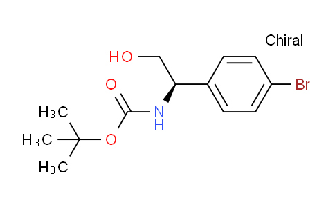 CAS No. 849178-85-4, (R)-tert-Butyl (1-(4-bromophenyl)-2-hydroxyethyl)carbamate