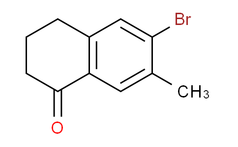 CAS No. 1273597-02-6, 6-Bromo-7-methyl-3,4-dihydronaphthalen-1(2H)-one