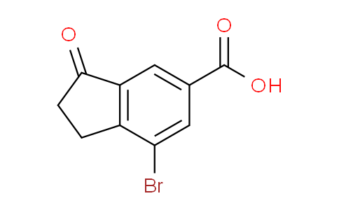CAS No. 1273596-20-5, 7-Bromo-3-oxo-2,3-dihydro-1H-indene-5-carboxylic acid