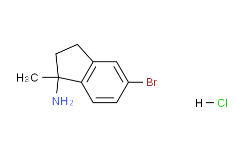 CAS No. 1447606-72-5, 5-Bromo-1-methyl-2,3-dihydro-1H-inden-1-amine hydrochloride