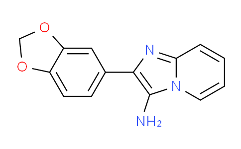 CAS No. 80493-81-8, 2-(Benzo[d][1,3]dioxol-5-yl)imidazo[1,2-a]pyridin-3-amine
