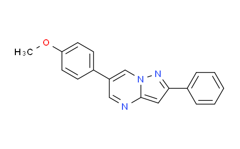 CAS No. 893613-49-5, 6-(4-Methoxyphenyl)-2-phenylpyrazolo[1,5-a]pyrimidine