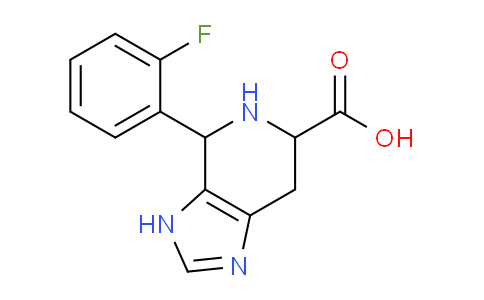 CAS No. 1048031-77-1, 4-(2-Fluorophenyl)-4,5,6,7-tetrahydro-3H-imidazo[4,5-c]pyridine-6-carboxylic acid