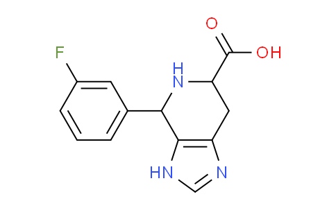CAS No. 1048032-44-5, 4-(3-Fluorophenyl)-4,5,6,7-tetrahydro-3H-imidazo[4,5-c]pyridine-6-carboxylic acid