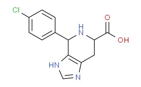 CAS No. 1097832-80-8, 4-(4-Chlorophenyl)-4,5,6,7-tetrahydro-3H-imidazo[4,5-c]pyridine-6-carboxylic acid