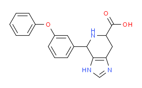 CAS No. 1135901-61-9, 4-(3-Phenoxyphenyl)-4,5,6,7-tetrahydro-3H-imidazo[4,5-c]pyridine-6-carboxylic acid