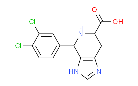 CAS No. 1136834-69-9, 4-(3,4-Dichlorophenyl)-4,5,6,7-tetrahydro-3H-imidazo[4,5-c]pyridine-6-carboxylic acid