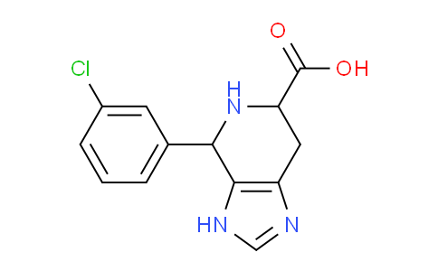 CAS No. 1192691-11-4, 4-(3-Chlorophenyl)-4,5,6,7-tetrahydro-3H-imidazo[4,5-c]pyridine-6-carboxylic acid