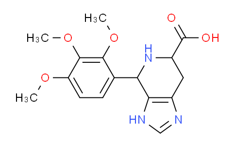 CAS No. 1214000-37-9, 4-(2,3,4-Trimethoxyphenyl)-4,5,6,7-tetrahydro-3H-imidazo[4,5-c]pyridine-6-carboxylic acid