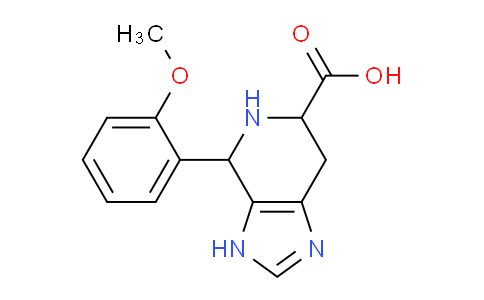 CAS No. 1214182-75-8, 4-(2-Methoxyphenyl)-4,5,6,7-tetrahydro-3H-imidazo[4,5-c]pyridine-6-carboxylic acid