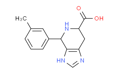 CAS No. 1214662-63-1, 4-(m-Tolyl)-4,5,6,7-tetrahydro-3H-imidazo[4,5-c]pyridine-6-carboxylic acid
