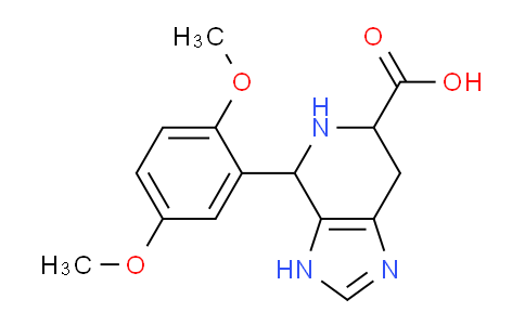 CAS No. 1214707-77-3, 4-(2,5-Dimethoxyphenyl)-4,5,6,7-tetrahydro-3H-imidazo[4,5-c]pyridine-6-carboxylic acid