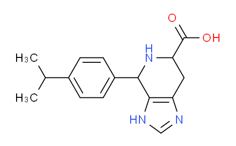 CAS No. 1338440-39-3, 4-(4-Isopropylphenyl)-4,5,6,7-tetrahydro-3H-imidazo[4,5-c]pyridine-6-carboxylic acid