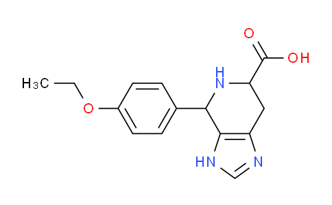 CAS No. 1338440-40-6, 4-(4-Ethoxyphenyl)-4,5,6,7-tetrahydro-3H-imidazo[4,5-c]pyridine-6-carboxylic acid