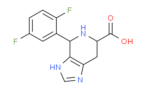 CAS No. 1426142-67-7, 4-(2,5-Difluorophenyl)-4,5,6,7-tetrahydro-3H-imidazo[4,5-c]pyridine-6-carboxylic acid