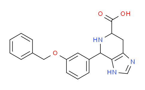 CAS No. 1426142-73-5, 4-(3-(Benzyloxy)phenyl)-4,5,6,7-tetrahydro-3H-imidazo[4,5-c]pyridine-6-carboxylic acid