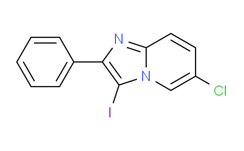 CAS No. 1426142-97-3, 6-Chloro-3-iodo-2-phenylimidazo[1,2-a]pyridine