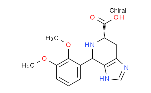 CAS No. 1426147-43-4, (6S)-4-(2,3-Dimethoxyphenyl)-4,5,6,7-tetrahydro-3H-imidazo[4,5-c]pyridine-6-carboxylic acid