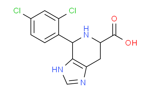 CAS No. 929882-65-5, 4-(2,4-Dichlorophenyl)-4,5,6,7-tetrahydro-3H-imidazo[4,5-c]pyridine-6-carboxylic acid