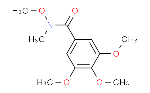 CAS No. 118779-14-9, N,3,4,5-Tetramethoxy-N-methylbenzamide
