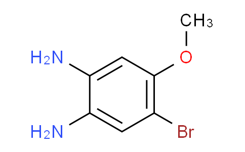 CAS No. 108447-01-4, 4-Bromo-5-methoxybenzene-1,2-diamine