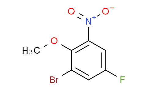 CAS No. 179897-92-8, 1-Bromo-5-fluoro-2-methoxy-3-nitrobenzene