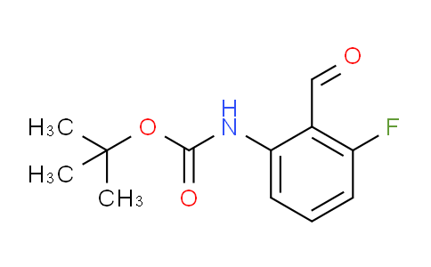 CAS No. 1086392-03-1, tert-Butyl (3-fluoro-2-formylphenyl)carbamate