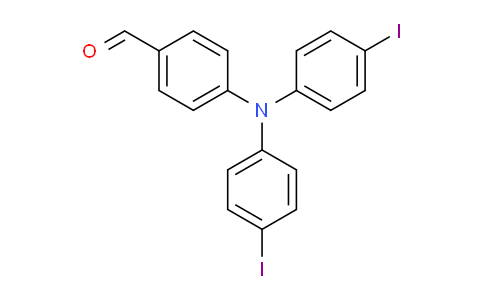 CAS No. 808758-81-8, 4-(Bis(4-iodophenyl)amino)benzaldehyde