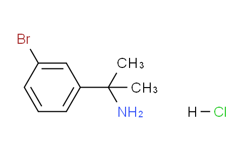 CAS No. 676135-18-5, 2-(3-Bromophenyl)propan-2-amine hydrochloride