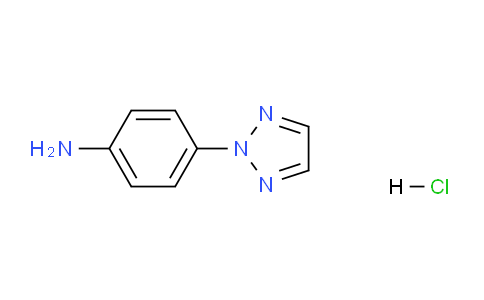 CAS No. 1087712-11-5, 4-(2H-1,2,3-Triazol-2-yl)aniline hydrochloride