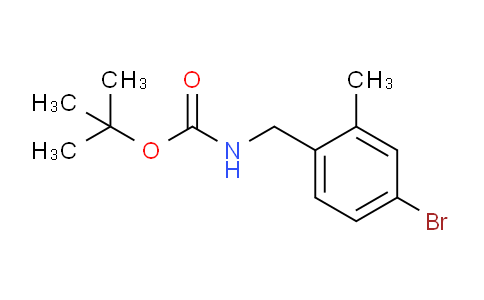 CAS No. 1352896-24-2, tert-Butyl 4-bromo-2-methylbenzylcarbamate