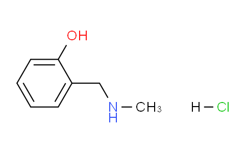 CAS No. 63989-87-7, 2-((Methylamino)methyl)phenol hydrochloride