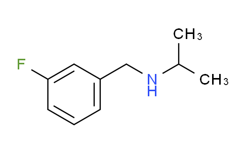 CAS No. 90389-87-0, N-(3-fluorobenzyl)propan-2-amine