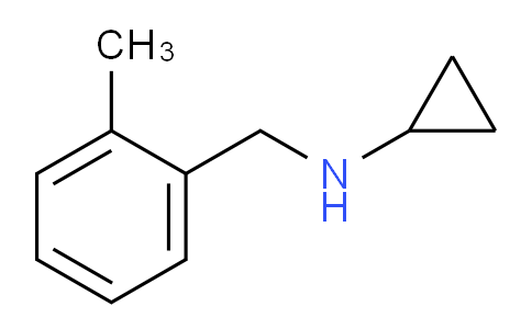 CAS No. 625435-05-4, N-(2-methylbenzyl)cyclopropanamine