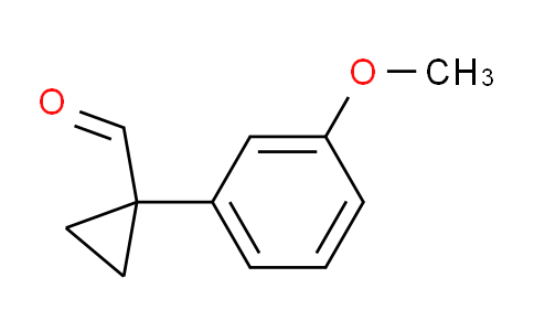 CAS No. 1266979-81-0, 1-(3-methoxyphenyl)cyclopropanecarbaldehyde