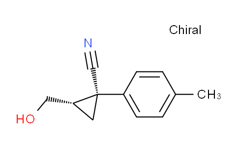 CAS No. 909396-89-0, (1R,2S)-2-(hydroxymethyl)-1-(p-tolyl)cyclopropanecarbonitrile