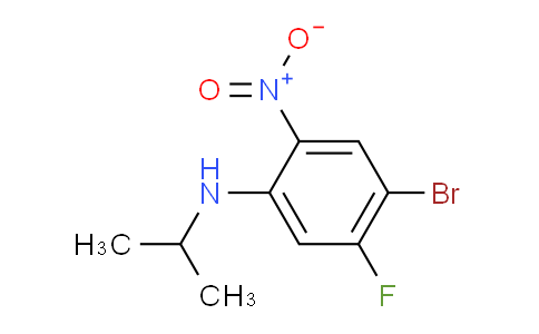 CAS No. 1314987-28-4, 4-Bromo-5-fluoro-N-isopropyl-2-nitroaniline