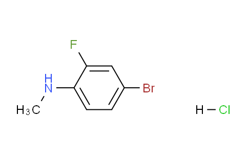 CAS No. 1197930-28-1, 4-Bromo-2-fluoro-N-methylaniline hydrochloride