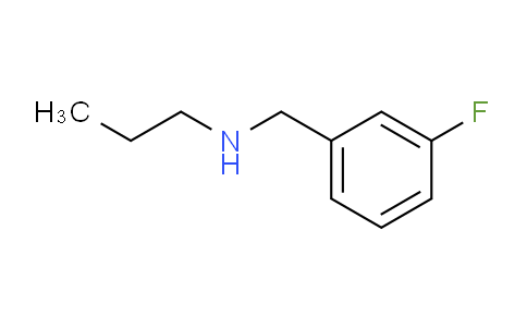 CAS No. 90389-86-9, N-(3-Fluorobenzyl)propan-1-amine
