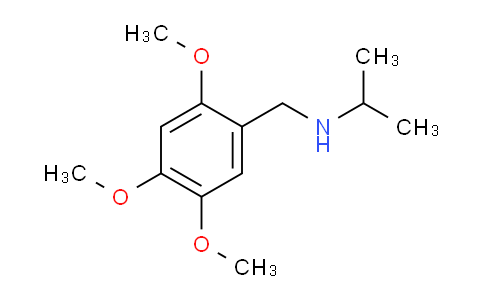 CAS No. 499997-35-2, N-(2,4,5-Trimethoxybenzyl)propan-2-amine
