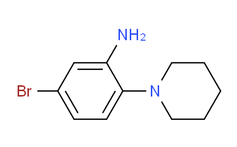 CAS No. 1016877-65-8, 5-Bromo-2-(piperidin-1-yl)aniline