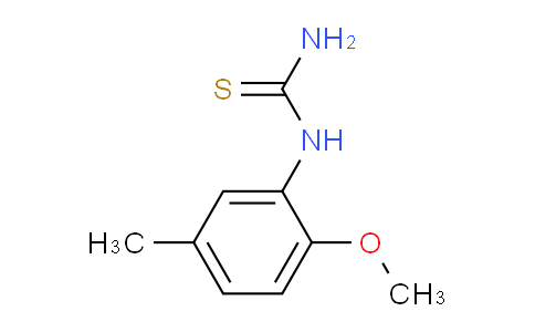 CAS No. 88686-29-7, 1-(2-Methoxy-5-methylphenyl)-2-thiourea
