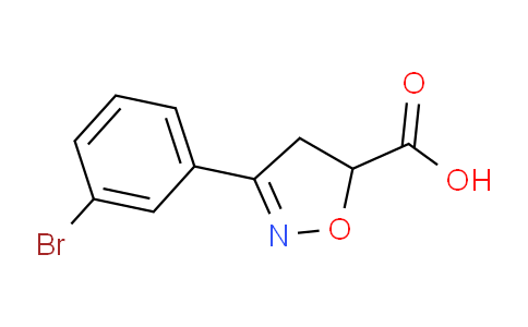 CAS No. 712347-61-0, 3-(3-Bromophenyl)-4,5-dihydroisoxazole-5-carboxylic acid