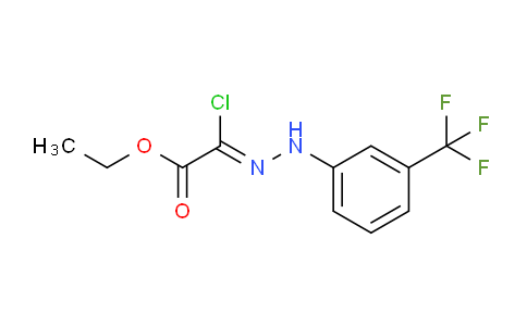 CAS No. 35229-84-6, Ethyl 2-chloro-2-{2-[3-(trifluoromethyl)phenyl]-hydrazono}acetate